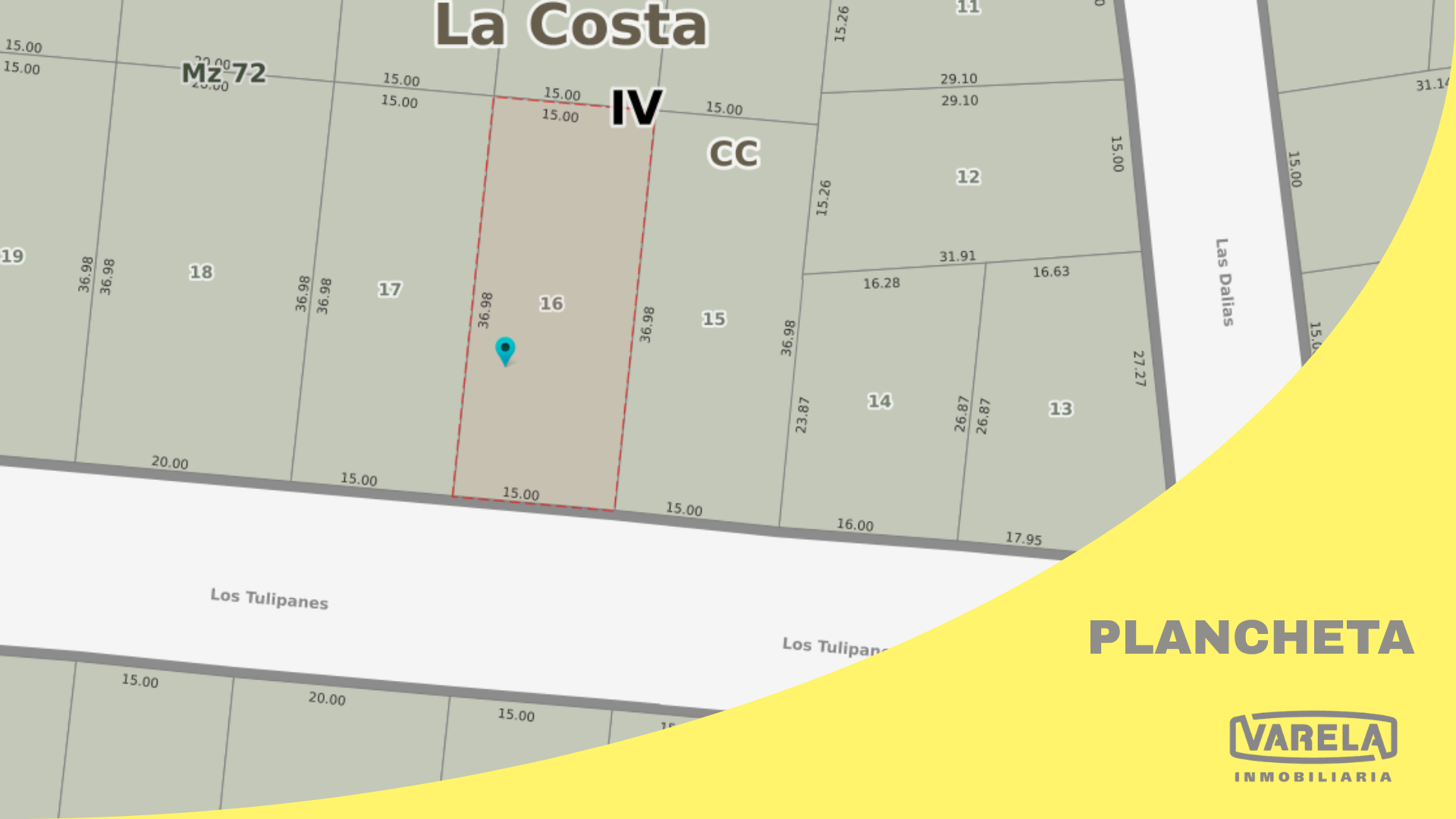 Venta Lote en Tulipanes y Dalias Costa del Este - Costa del Este - foto 1